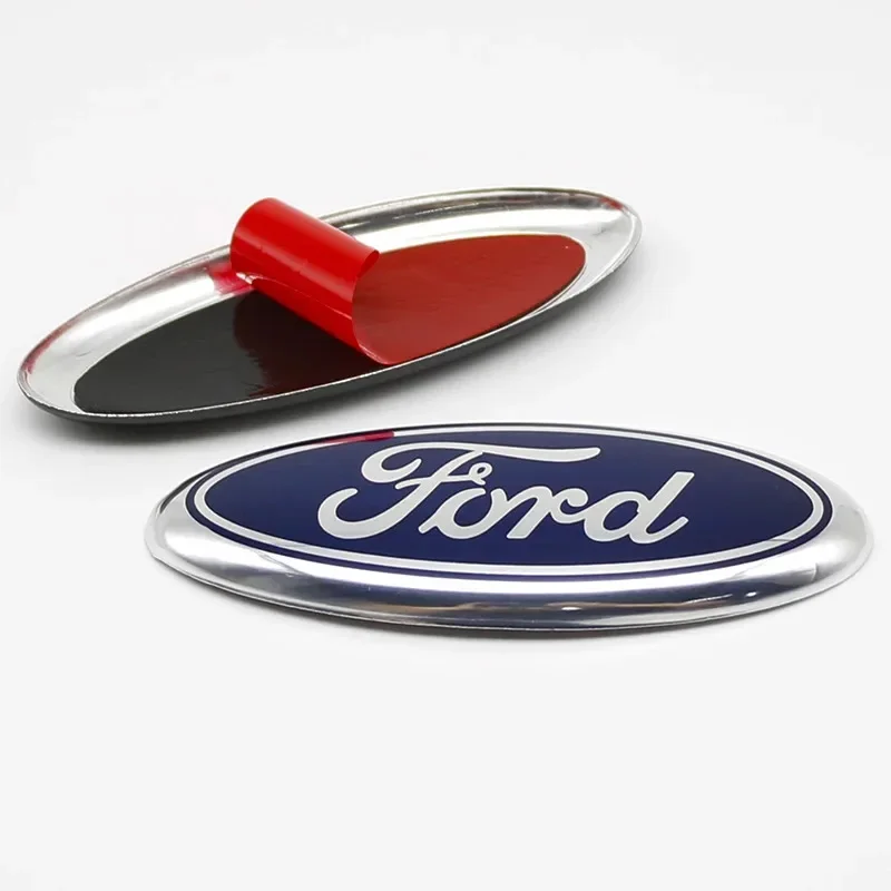 1Pc 14.5CM 자동차 로고 프론트 후드 엠블럼 장식 스티커 액세서리 포드 Mondeo Kuga Transit Ecosport Escape Explorer Focus