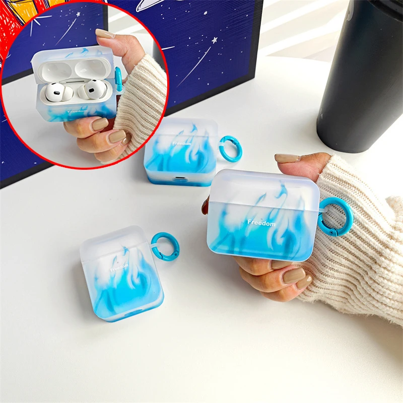 Fashion Cool Cover Per Airpods Custodia Per Airpods Pro 2 Custodia Per Airpods 3 Gen Freedom Charging Box Cover Funda Scatola Protettiva