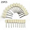 25Pcs Felt Polishing Buffing Buffer Pad Set Accessories For Rotary Tools Felt Buffing Wheels Felt Polishing Cushion Kits 1