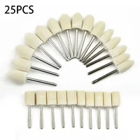 25Pcs Felt Polishing Buffing Buffer Pad Set Accessories For Rotary Tools Felt Buffing Wheels Felt Polishing Cushion Kits 1