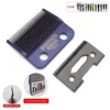 DLC Blue FADE Blade Replaceable Cutter Head for 2020C Madeshow M10 M5 Hair Clipper Titanium Plated Ceramics Blade 1