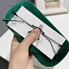 Classic Anti Blue-ray Metal Rimless Frame Glasses Unisex Optical Glasses Ultralight Myopia Glasses Diopter 0 To -4.0 Eyewear 2