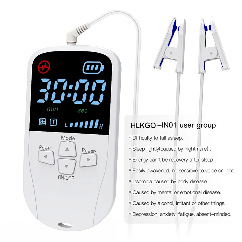 

Anti Sleep Aid Insomnia Electrotherapy CES Stim Device for Anxiety and Depression Cure Migraine Neurosism