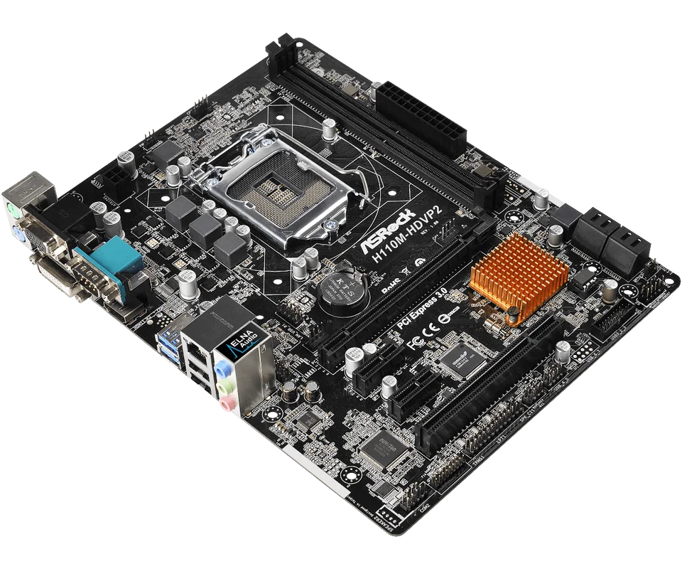ASRock H110 Motherboard H110M-HDVP2 Motherboard LGA1151 support