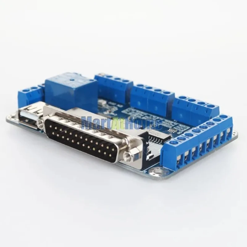 CNC 5축 CNC 브레이크아웃 보드 카드 5V DC 스테퍼 모터 드라이버용 MACH3/EMC2/KCAM4 지원