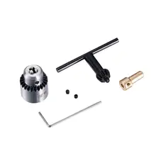 

Drill Chuck Micro Motor Drill Chucks Clamping Brass Mini Electric Motor Shaft 0.3-4mm TJO Taper Mounted Drill Chuck 3.17mm