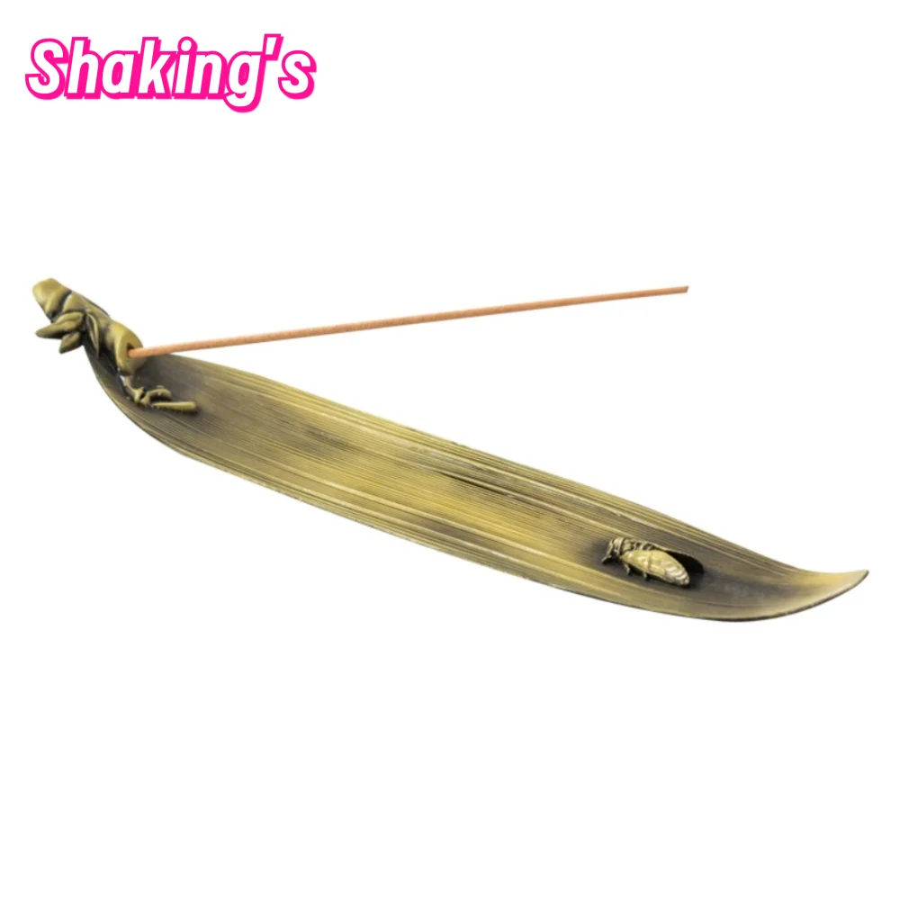 Metal Incense Stick Burner Boat Shape for Aromatherapy