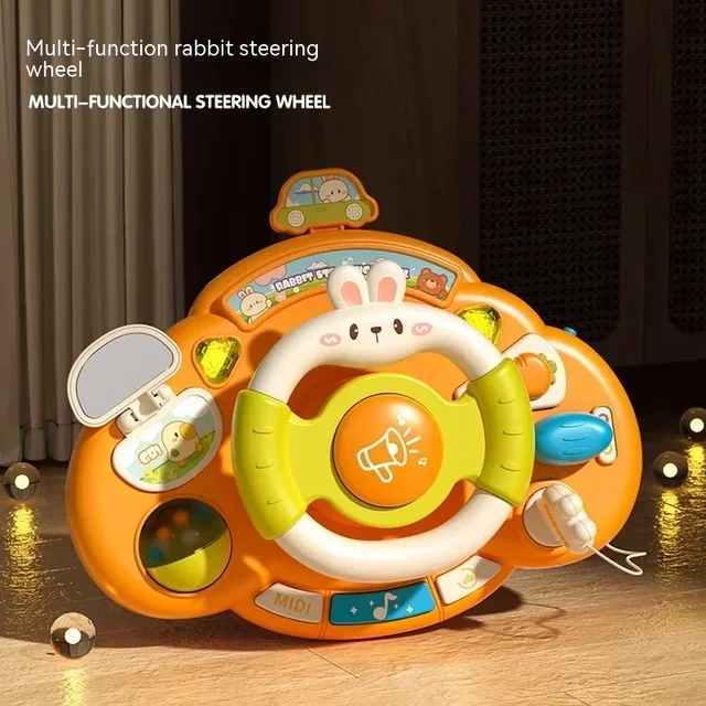 Car Seat Child Steering Wheel Interactive Baby Steering Wheel Toy