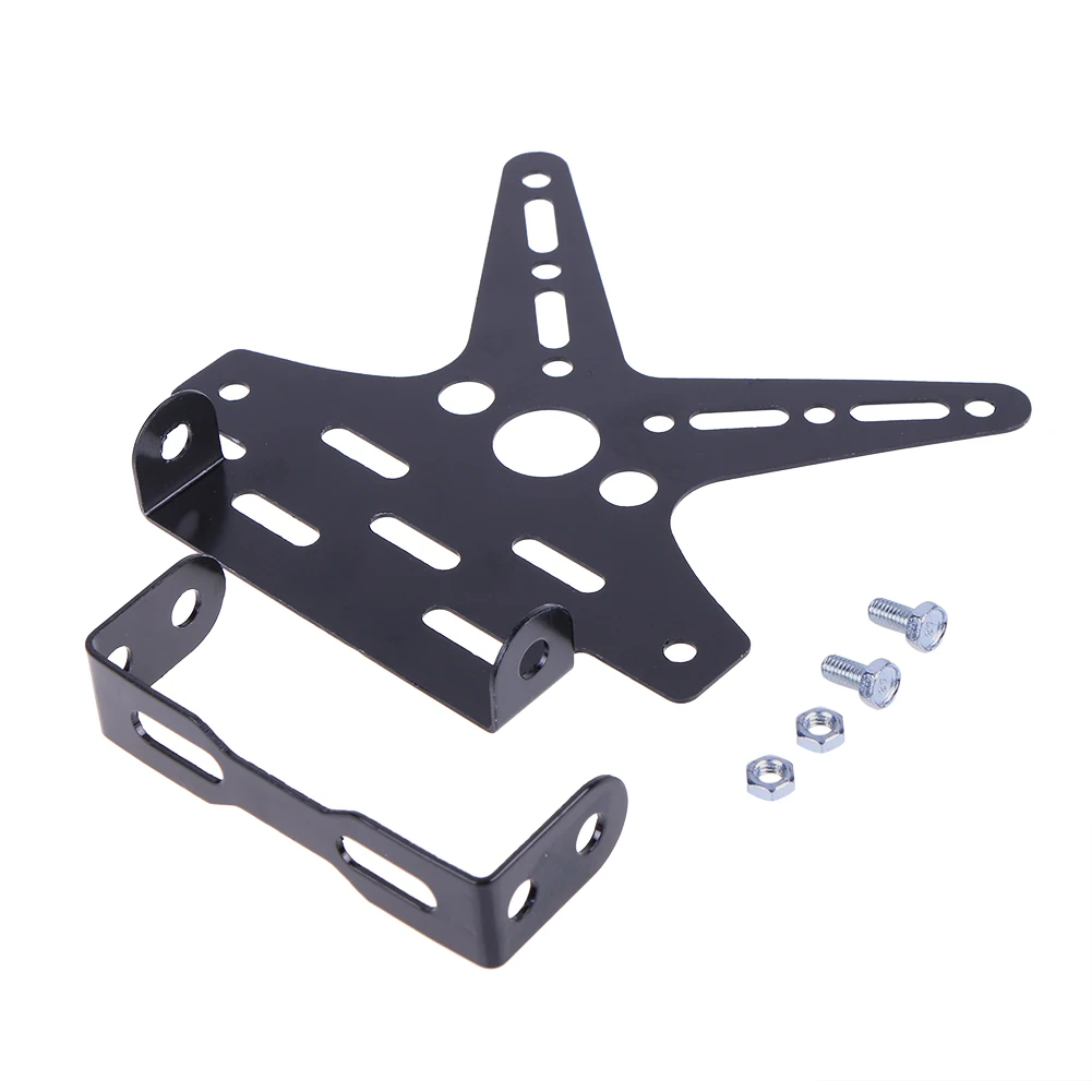 오토바이 번호판 홀더 알루미늄 합금 오토바이 번호판 마운트 브래킷 조절 가능한 번호판 프레임 번호판 커버