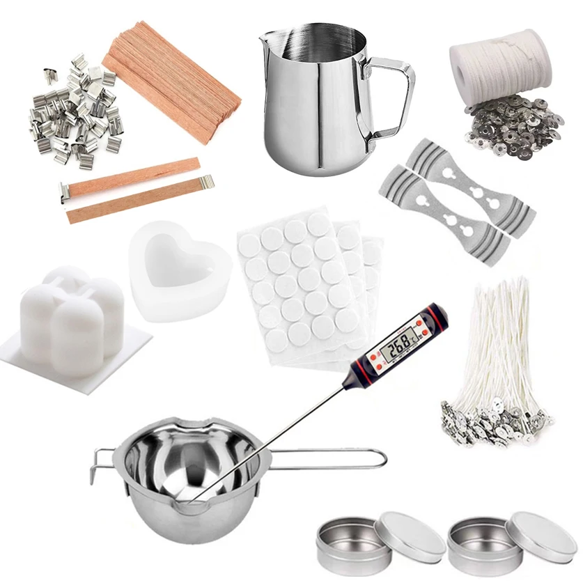 CandleMakingSuppliesKitDIYHandmadeScentedCandleMakingToolWax