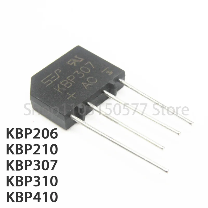 

1piece KBP206 KBP210 KBP307 KBP310 KBP410 DIP4