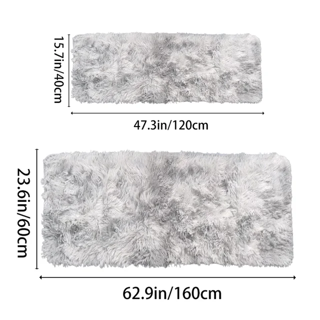 Tie-Dye Fluffy Area Rug 2