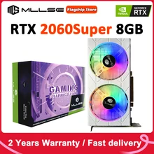 Mllse RTX 2060 Super 8GB Graphics Card GDDR6 256Bit PCIE PCI-E3.0 16X 1470MHz 2176units rtx 2060 super Gaming 8G Video Card