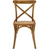 Modway Gear Rustic Modern Farmhouse Elm Wood Rattan Dining Chair in Walnut 6