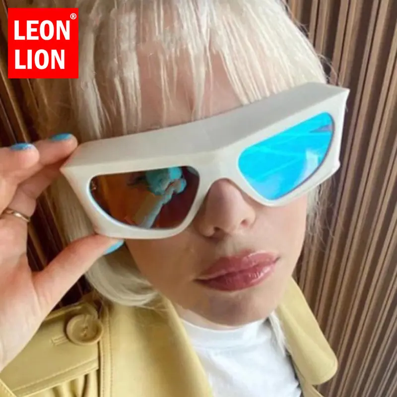 

Leonlion 2023 Y2k Punk Sunglasses Women Oversized Exaggeration Glasses Women/men Vintage Gafas De Sol Para Hombre Uv400