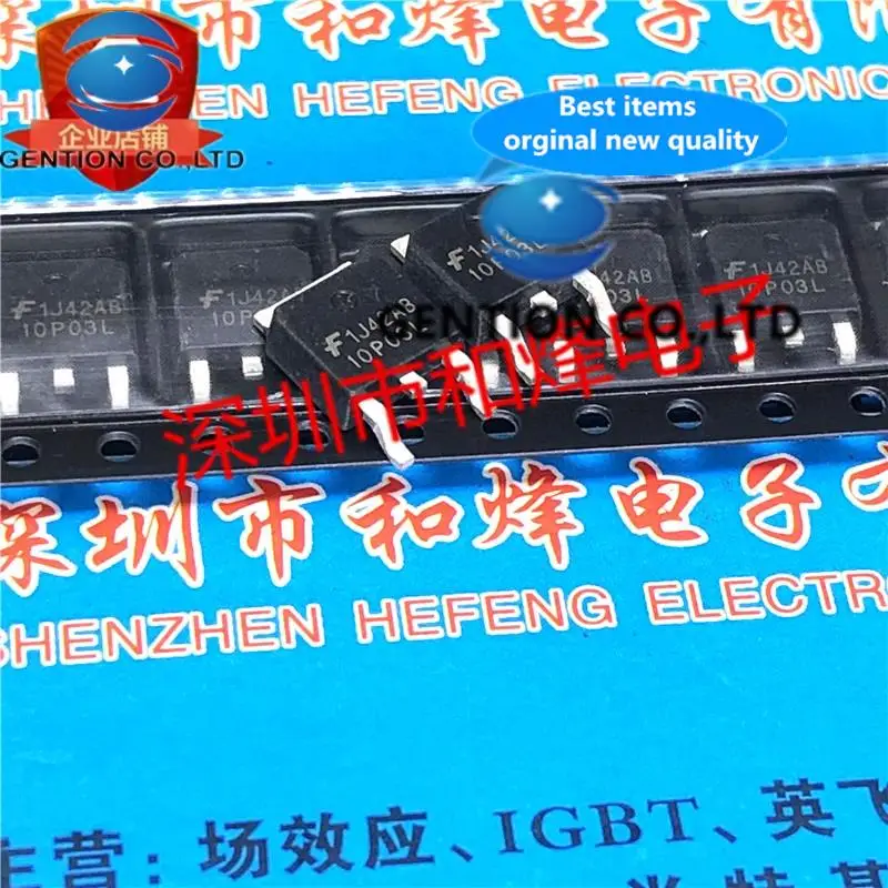 

10 шт., RFD10P03LSM 10P03L TO-252, 30 в, 10 А, В НАЛИЧИИ, 100% новый и оригинальный