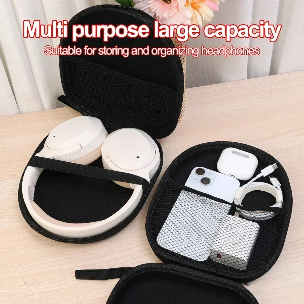 Premium Hard Shell Travel Carrying Headphone Case
