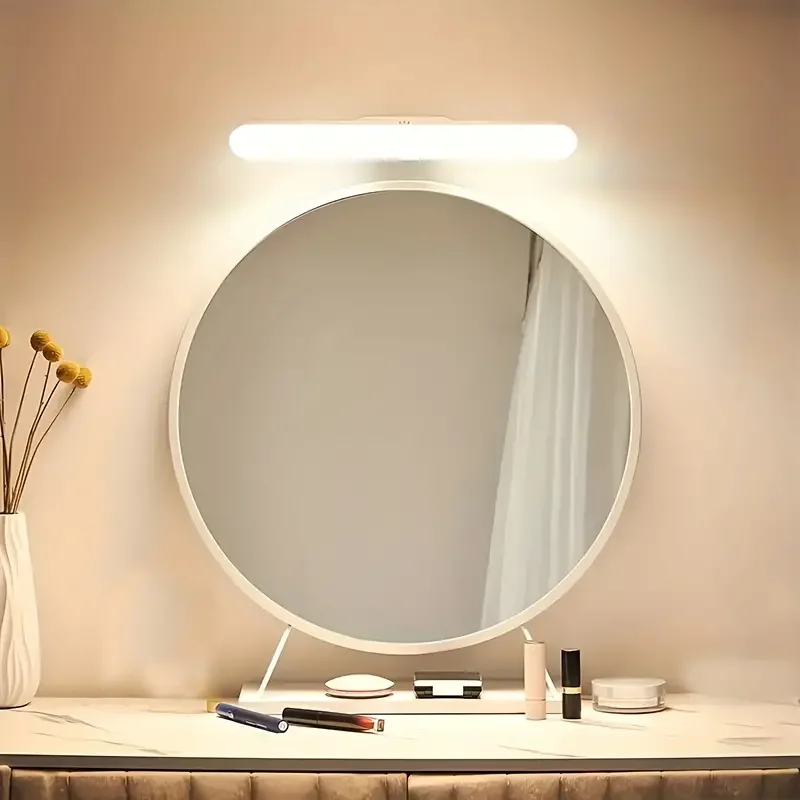 1pc 11.81inch Makeup Mirror Front Light Cabinet Light Dimming Reading 3-color USB Rechargeable Stickable Night makeup mirror mirror lights makeup mirror lights vanity light