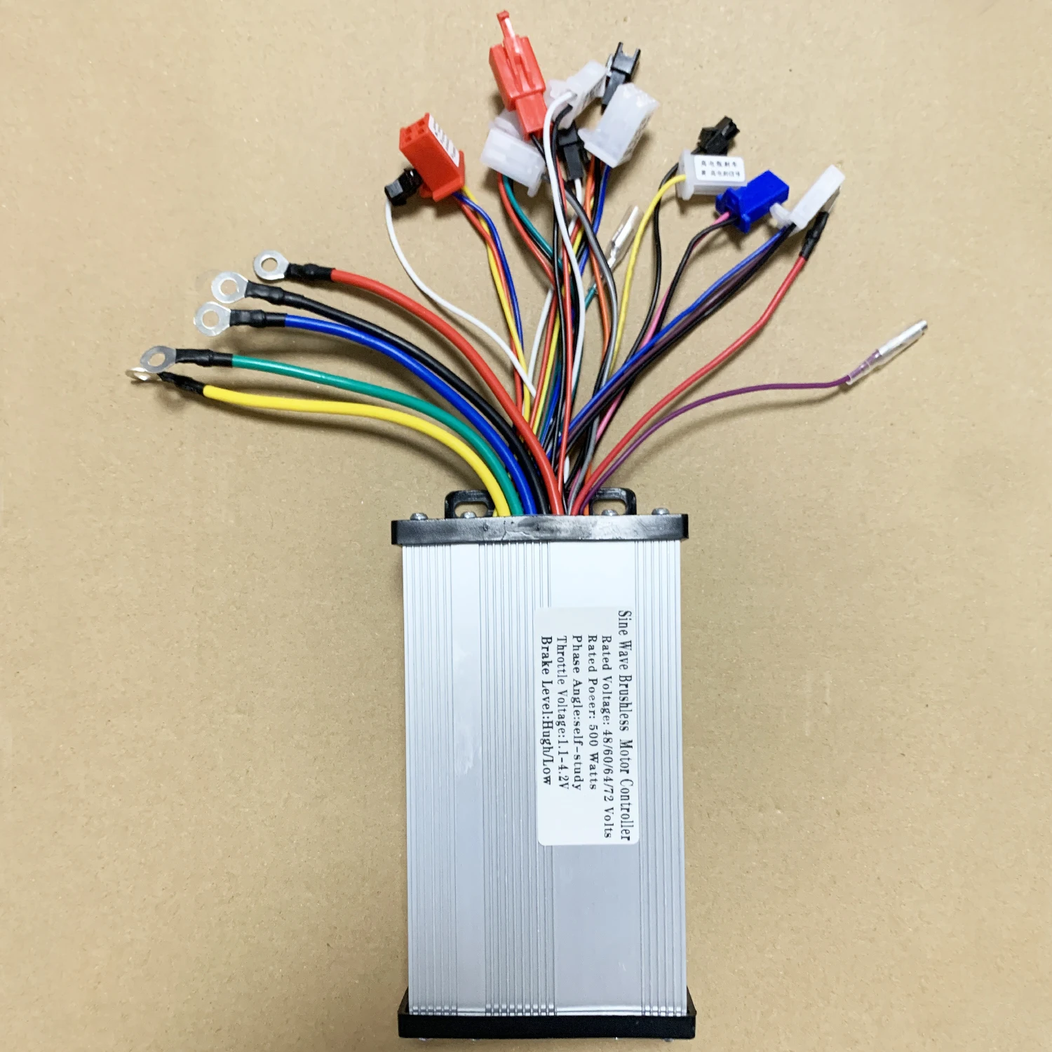 48V 60V 72V 500w sine wave controller three-mode 12MOS tube maximum current 30A