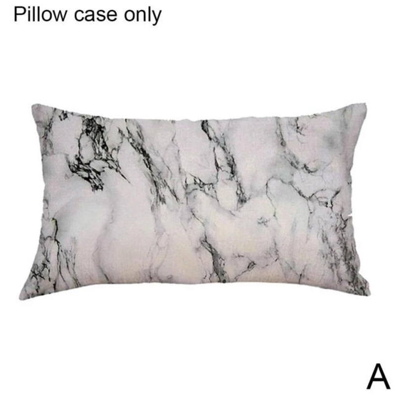 2022 Geometric Marble Texture Abstract Pillow Rectangular Pillow Sofa Cushion Waist Plush Cushion Pillowcase Pillow Core 30*50CM 