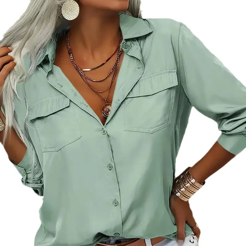 Women Long Sleeve Casual Summer Blouse