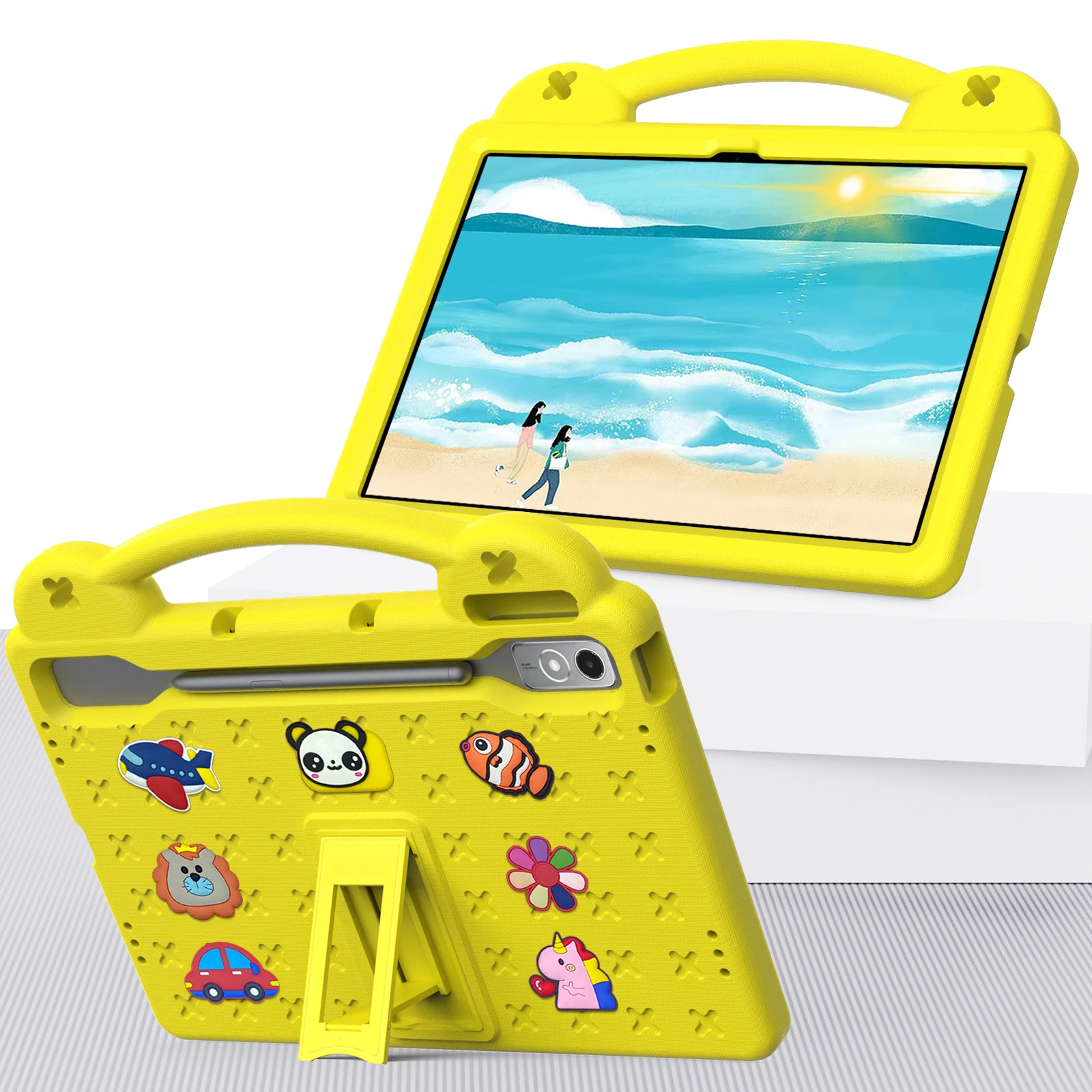 Children's Bear Handheld Tablet Cover, EVA Protective Casing