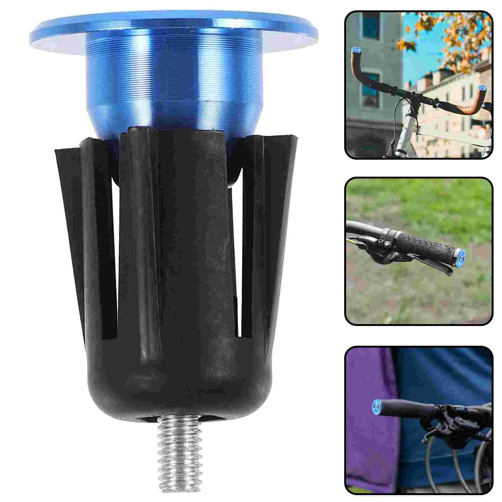 

Handlebar Cycling End Plugs Electric Bike Accessories Caps Aluminum Alloy Ends