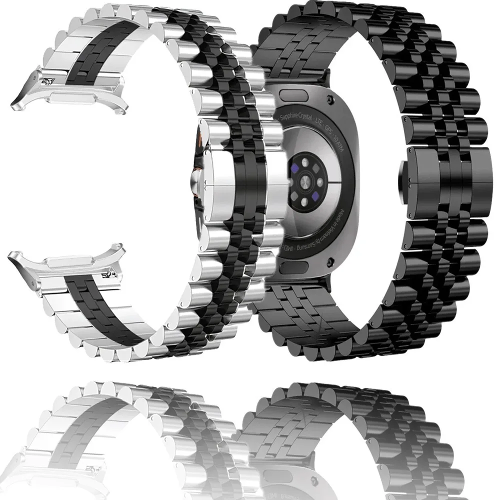 Metal Strap for Samsung Galaxy Watch 2025 Ultra 47mm Stainless Steel Adjustable Comfortable Band for Galaxy Watch 8-7 Ultra 47mm