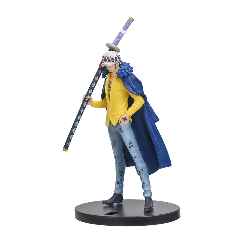 Hot 18cm/7.1nch Anime Figure One Piece DXF Wano Country Trafalgar Law PVC Collection Model Dolls Toy For Gift 18cm 2