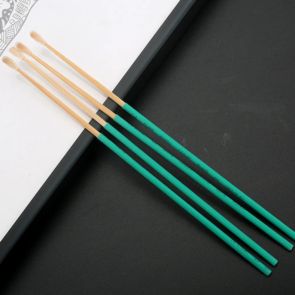 10 Pcs Ear Picking Tool Earwax Picks Cleaning Kit Health Care Pickers Bamboo Handle Accessories Home Use Earpicks Baby 5