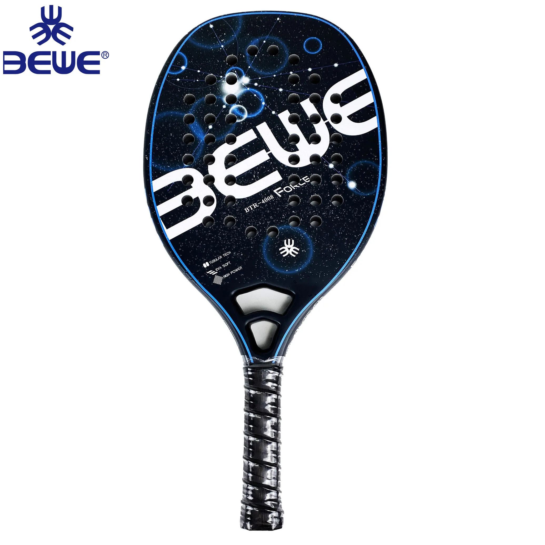 Carbon Fiberglass Beach Tennis Racket BEWE BTR-4008 FORCE