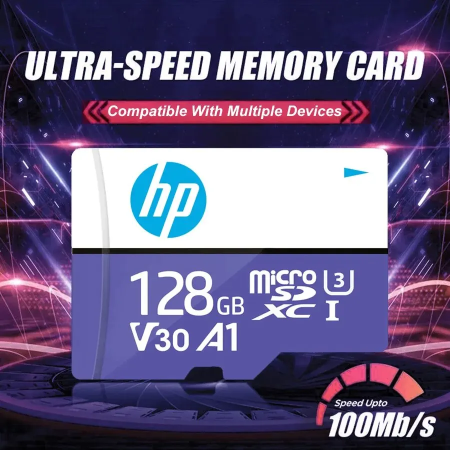 Scheda Di Memoria Hp Micro Sd Classe 10 32Gb 64Gb 128Gb 256Gb U3 4K Ad Alta Velocità Cartao De Memoria Memoria Memoria Flash Tf Meard C10
