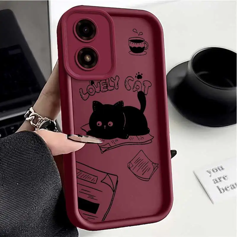 Sleek Sky Eye Cat Design Phone Case - G Series Cover
