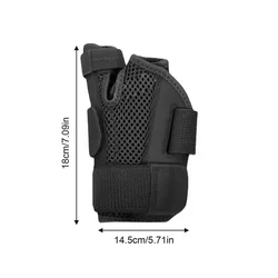Breathable Wrist Support Brace for Arthritis and Tendinitis Relief (Black 1pc)