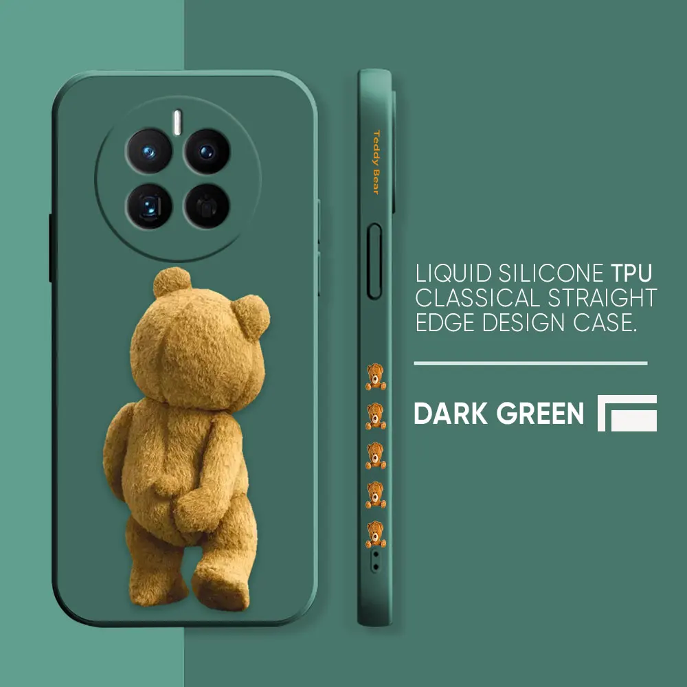 thumbnail image 1 of Phone Case For Huawei MATE 10 20 20X 30 40 50 P20 P30 P40 P50 10 PRO PLUS Case Cover Funda Cqoue Shell Capa Cute T-Teddy Bear, 1 of 5