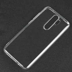 Vibrant Candy Color Matte Silicone Soft Case Cover for Redmi 8A Dual (Clear)