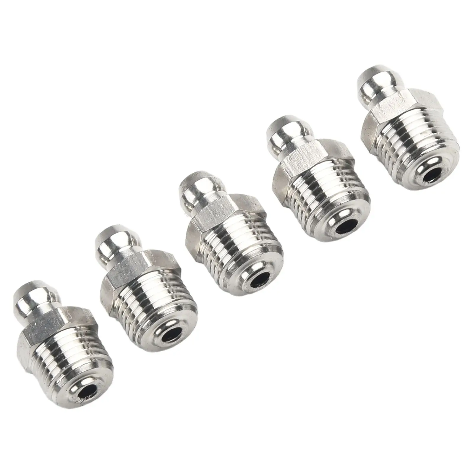 

Rust resistant 201 Stainless Steel Grease Fitting Straight Design 10pcs Pack Easy Lubrication for Mechanical Equipment