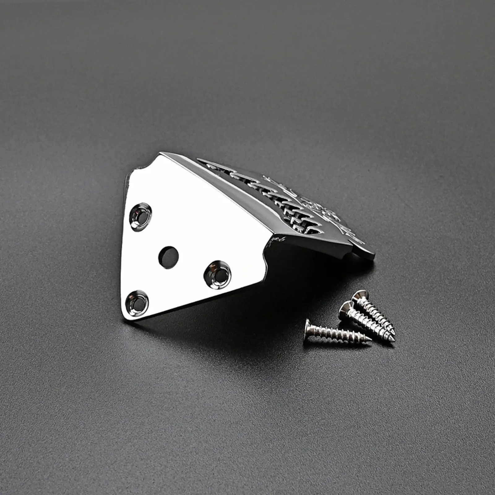 Mandolin Tailpiece Parts 8 String Direct Replaces for Guitar Parts With 3 Mounting Screws