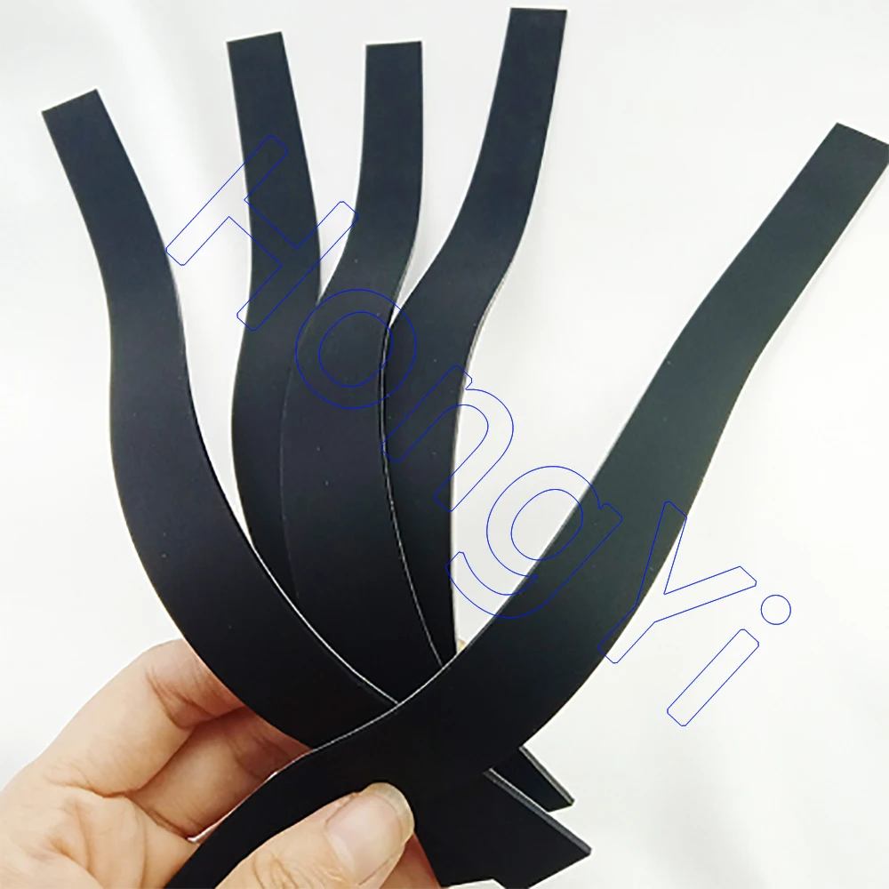 1Pcs Thick 0.5 1 1.5 2 3mm Black Silicone Rubber Strip Self Adhesive Seal Gasket Anti-skid Shock Absorption Sealing Strip silicone seal strip
