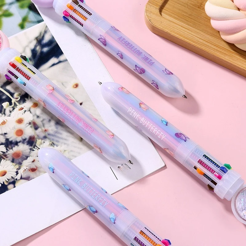 Multi Colored Ballpoint Pens, Office Signature Pens,Back To School Stationery,Office Stationery,Suitable for Drawing and Writing