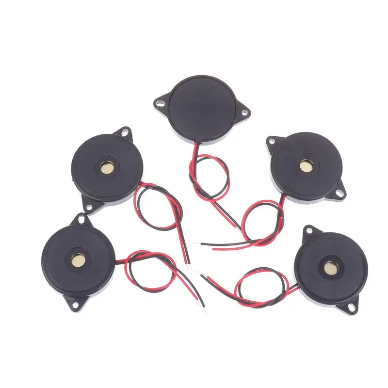 Z. 5/10/15Pcs 패시브 버저 와이어 압전 스피커가있는 고 데시벨 버저 Arduino 자동차 DIY 전자 용 3040 버저