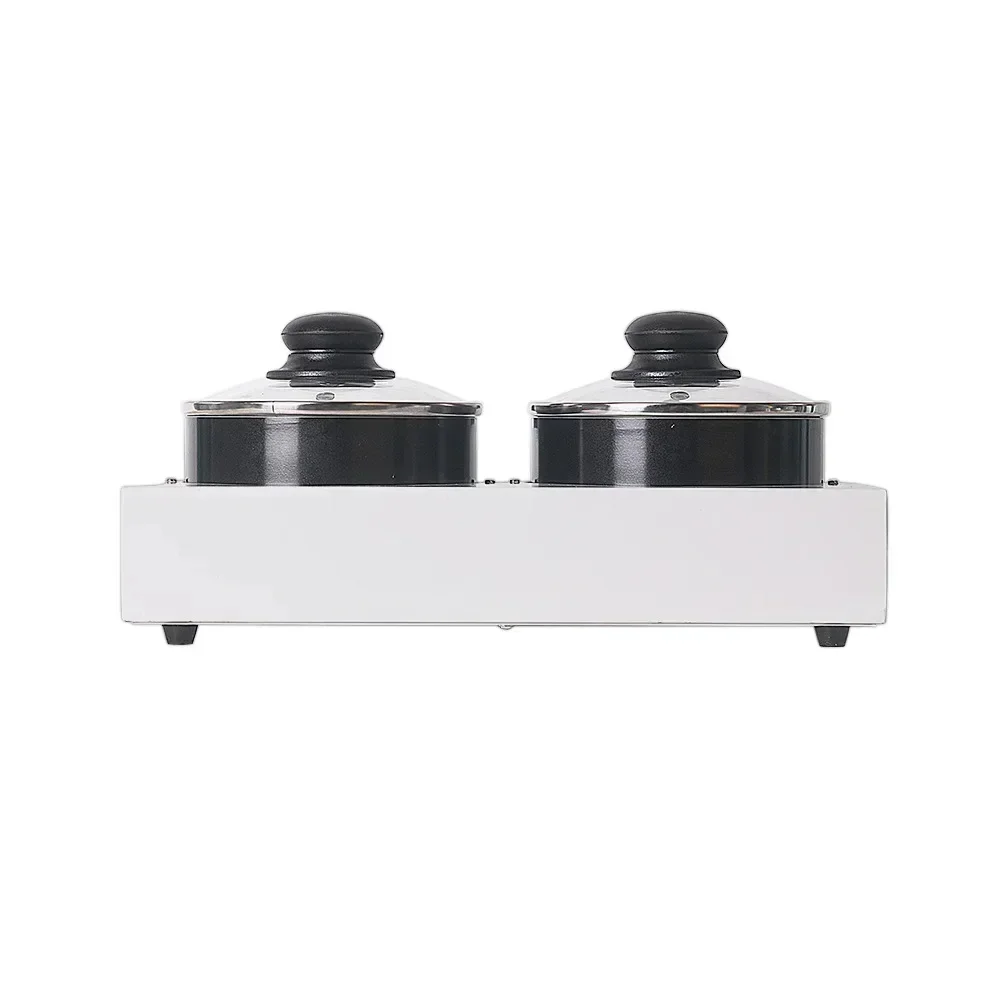110V 220V Commercial Heating Constant Temperature Chocolate Hot Melt Machine Dual Cylinder Electric Jam Constant Temperature Pot 6