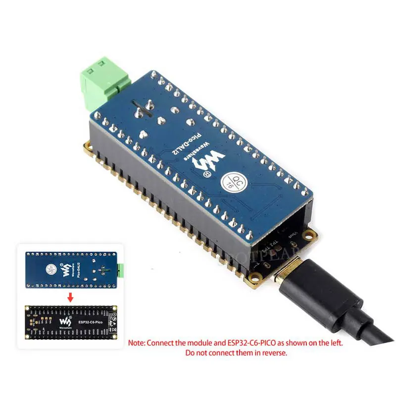 Pico DALI2 DALI communication Expansion Board For ESP32 C6 S3 control multiple LED
