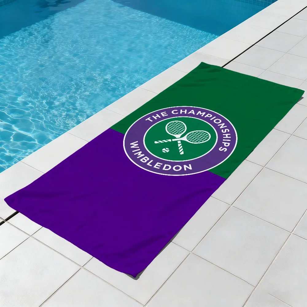 Wimbledon Großes Mikrofaser Strandhandtuch Weich Schnelltrocknend_voghion.com