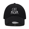 Washed Cotton Baseball Cap for Men & Women Unisex CAT MOM Embroidery  Sun Protection Hat Outdoor Sports Wholesale & Dropshipping 2