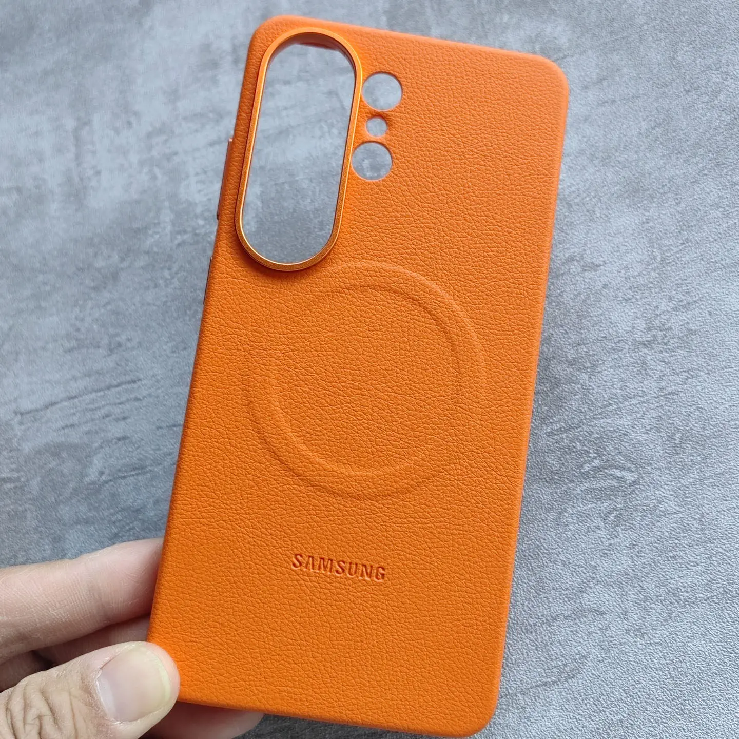 Premium Faux Leather Magnetic Case