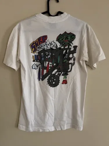 Vintage Gordon E Smith Surf Designs Maglietta Taglia S Hawaii Skate Punk Anni '80 Rare Maniche Lunghe O Corte