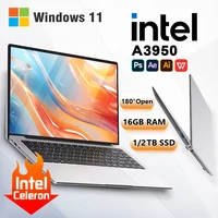 2026 14.1 Inch Notebook Computer Intel A3950 Ultra Slim Laptop 12GB RAM 512GB 1TB 2TB SSD Windows 11 Portable PC 4K Office Study