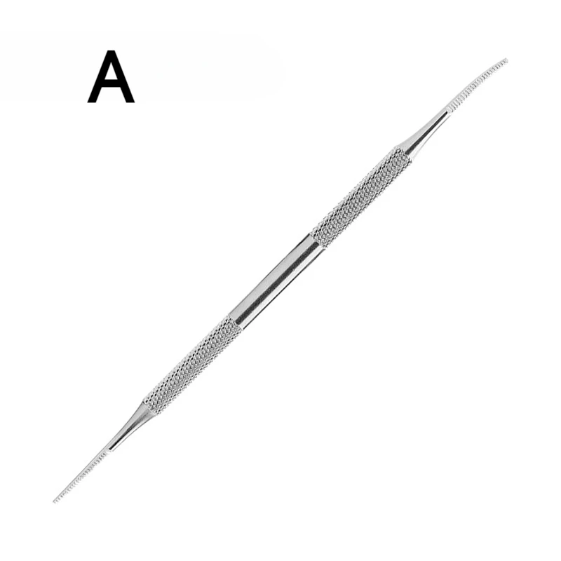 1Pcs Ingrown Toe Nail Lifter Double Head Paronychia Pedicure Tool Foot Nail Dirt Cleaning Stainless Steel Manicure Tool manicure pedicure tools