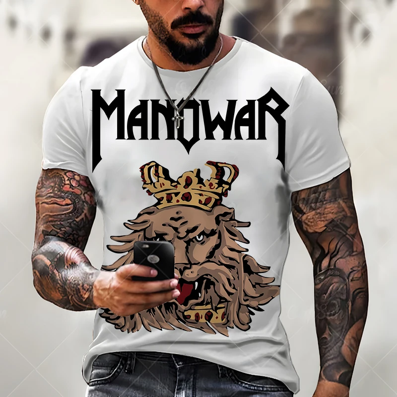 Camiseta de manga corta con estampado 3D para hombre, ropa deportiva cómoda  de gran tamaño, bonita y divertida, cabeza de Animal, poliéster, Verano -  AliExpress